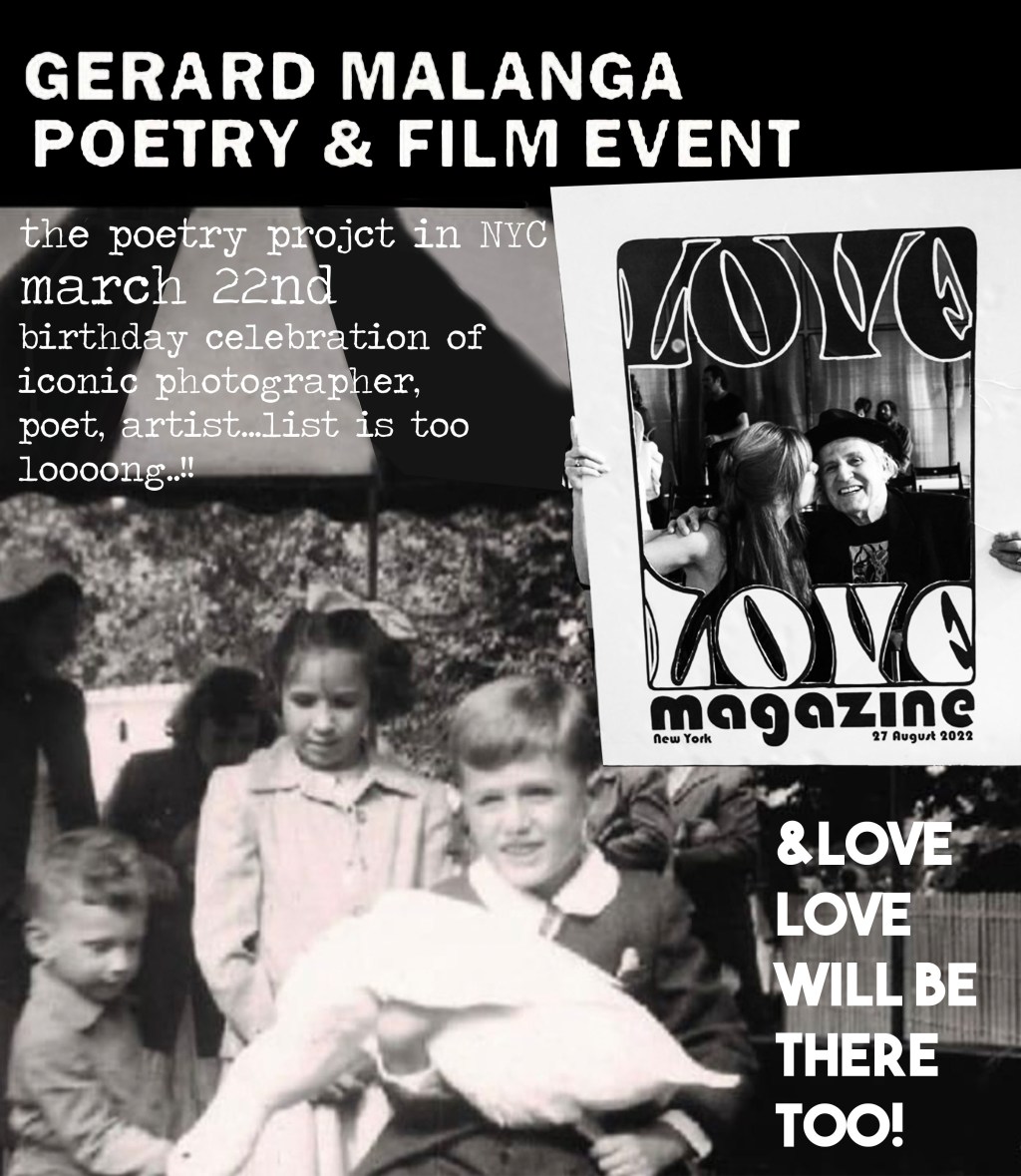 Gerard malanga celebration in New york March 22