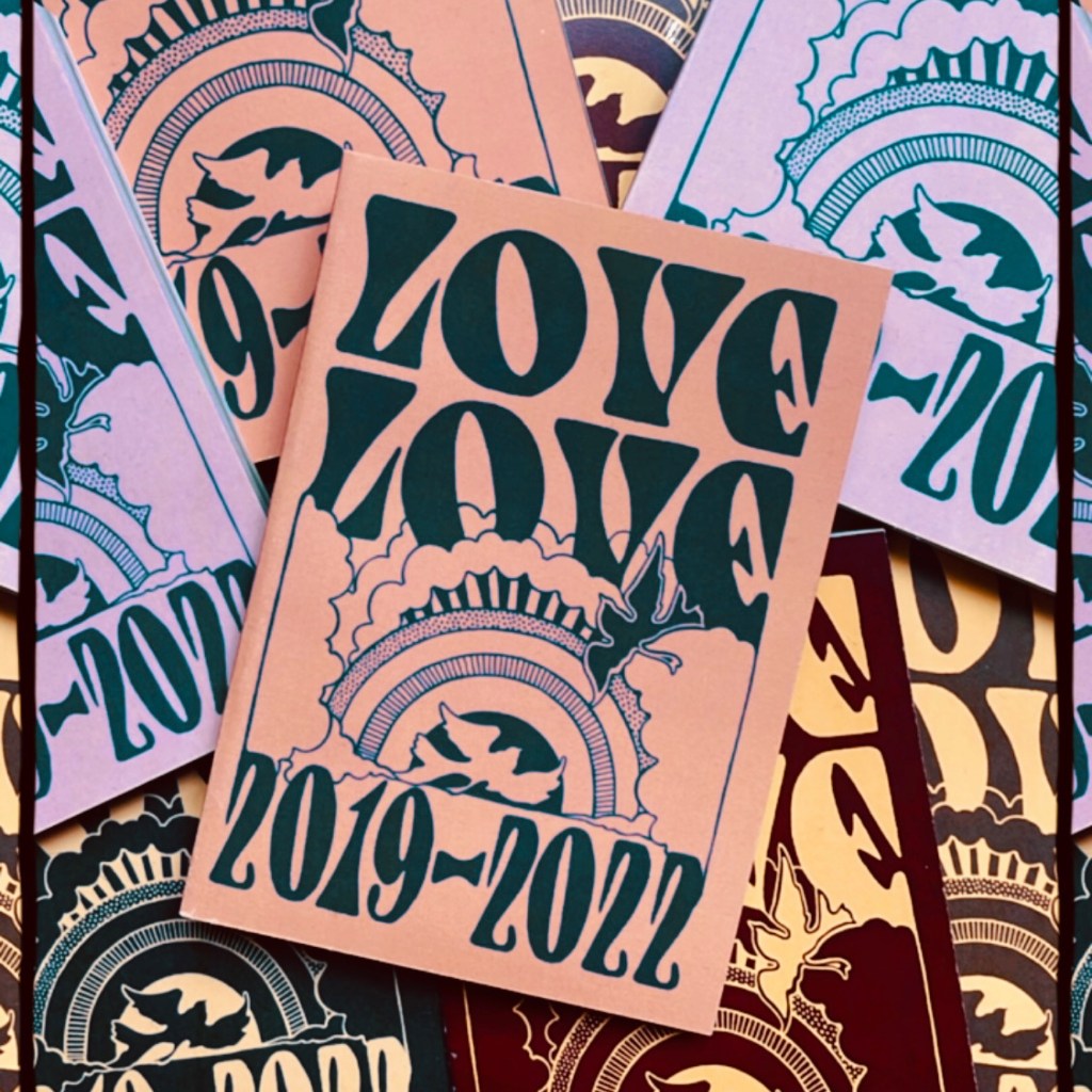 hand-bound Love Love pocket books!