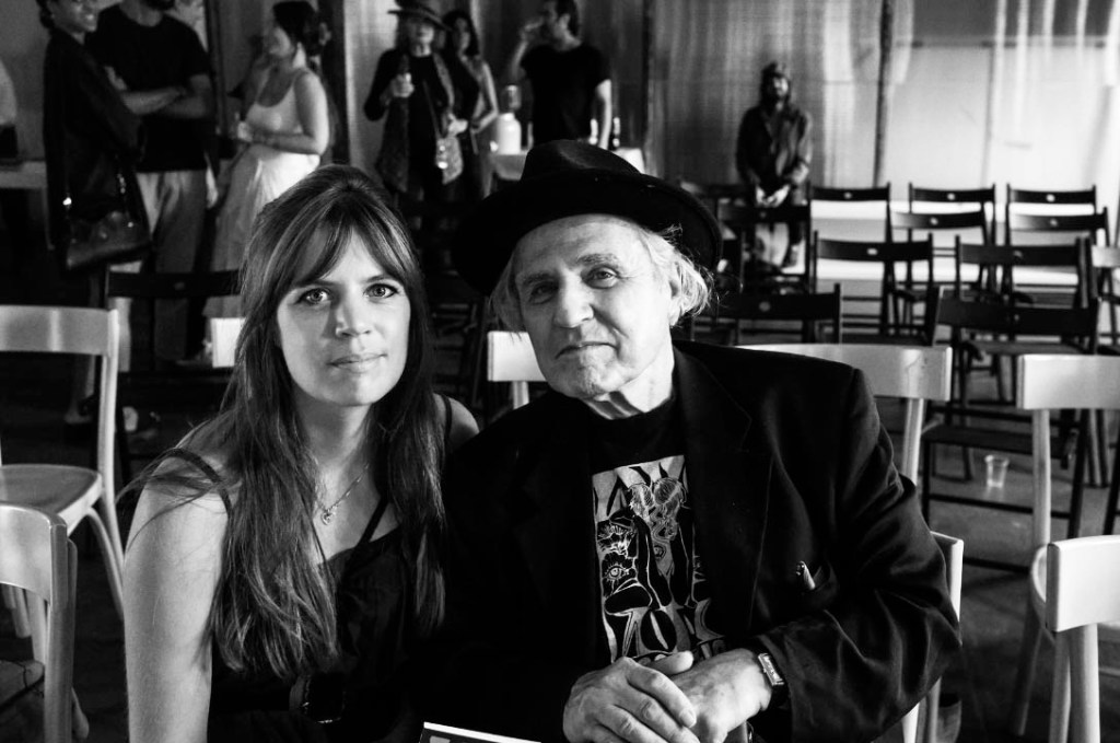 Gerard Malanga & Lisa Maie Jarlborn, Brooklyn, 2022. Photo by Mark Reinertson