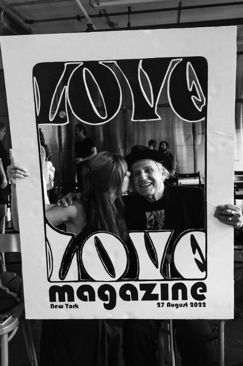 Gerard & Lisa Marie in Brooklyn, 2022 for the celebration of Love Love pocket anthology.
At twoseveninc.
Photograph by Mark Reinertson.