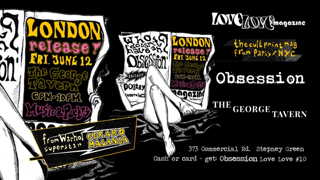london june 12th Obsession release&nbsp;party!
